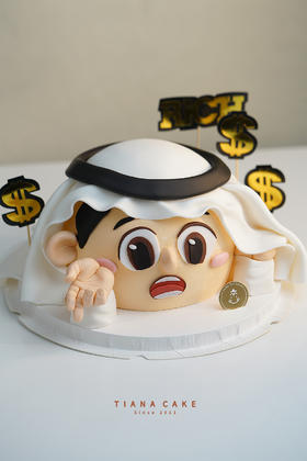 【翻糖红丝绒造型款】卡塔尔王子