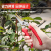 得力DL580122花枝剪8"65Mn镀钛刀头(红) 商品缩略图4