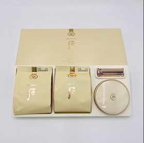 【预售 急单慎拍】whoo后黄金气垫套盒补水保湿遮瑕防晒润泽美白修颜