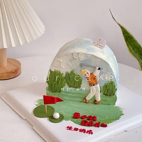 男士高尔夫球场打球蛋糕-低糖处理无添加