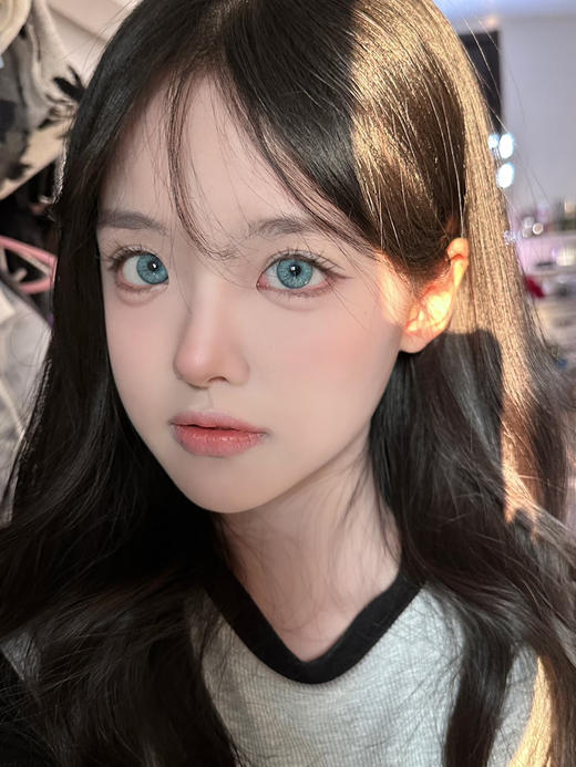 <月抛大直径>SUMMERBABY-印度女王蓝-14.5mm【0-800度 无525/575】 商品图5