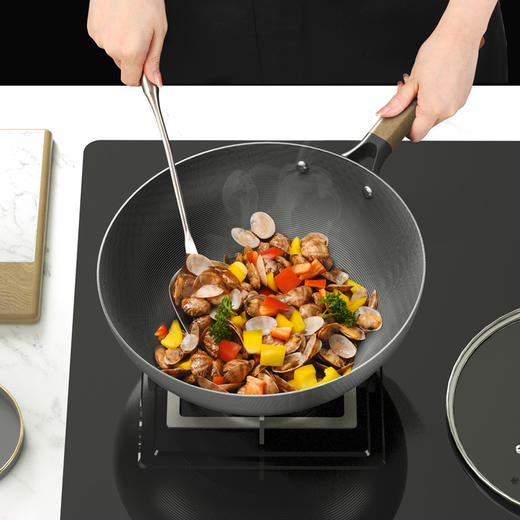 康巴赫无涂层防锈炒锅32cm 商品图8