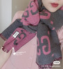 Gucci新款灰粉色围巾 商品缩略图1