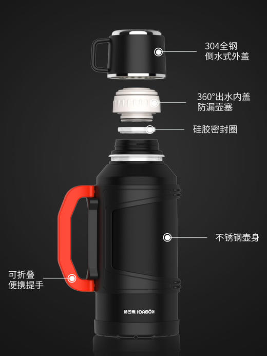 康巴赫登峰系列旅行壶 商品图2