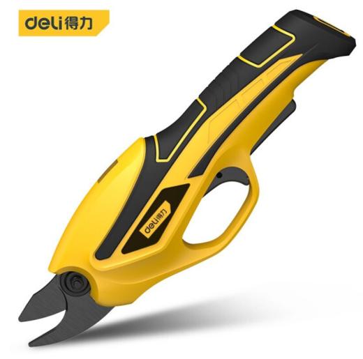 得力DL582004锂电修枝剪4V12mm(黄) 商品图0