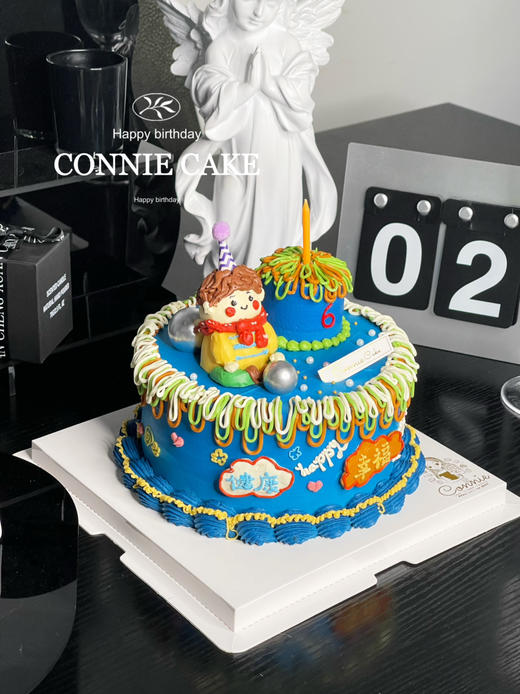 【1266】韩国风格小男孩+小蛋糕 商品图1