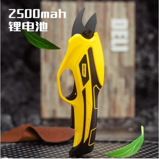 得力DL582004锂电修枝剪4V12mm(黄) 商品图4