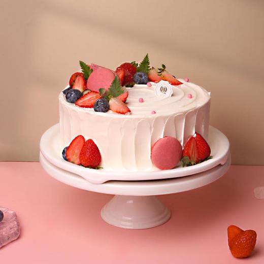 草莓马卡龙 2磅（现金实付满168元收到货后联系客服返50%至会员卡） 商品图0