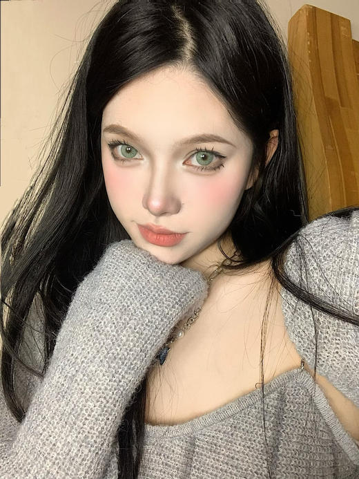<月抛大直径>SUMMERBABY-蛇目绿-14.5mm【0-800度 无525/575】 商品图7