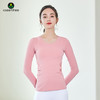 卡益裸感长袖上衣KN03108女士瑜伽服健身服 商品缩略图4