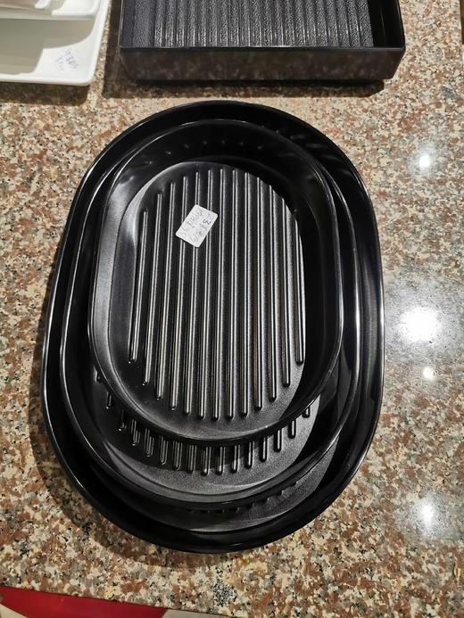 黑磨砂椭圆盘 商品图0