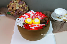 火锅蛋糕翻糖款