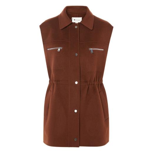 2楼米茜尔-绵羊毛桑蚕丝马甲 商品图0