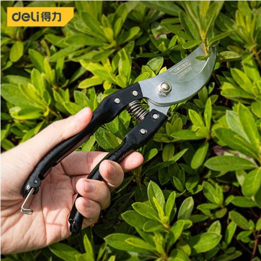得力DL580222重型修枝剪全金属手柄8"65Mn刀头(黑) 商品图1