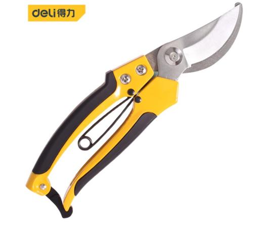得力DL2770重型修枝剪全金属手柄8"不锈钢刀头(黄) 商品图0