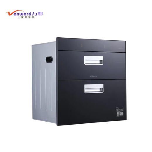 万和（Vanward）90L黑晶钢化玻璃 高温消毒 嵌入式消毒柜 ZTD90E-5S 商品图2