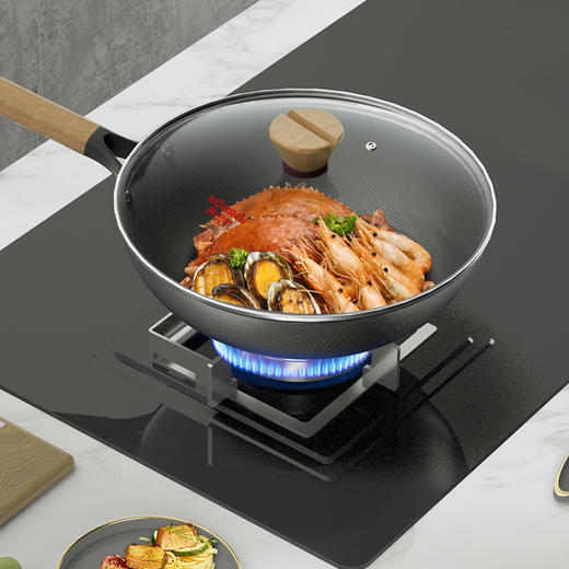 康巴赫无涂层防锈炒锅32cm 商品图3