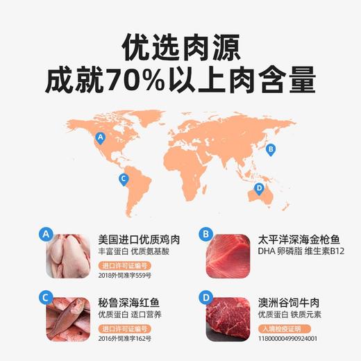 江小傲鸡肉配方猫粮天然全阶段低敏营养增肥发腮500g/袋 商品图2