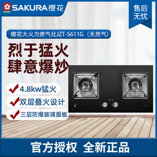 樱花燃气炉JZT-S611G（天然气） 商品图0