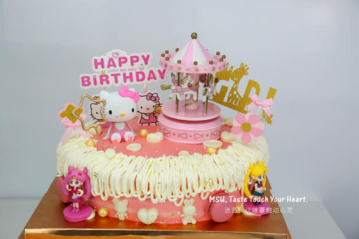 HelloKitty主题生日蛋糕 商品图1