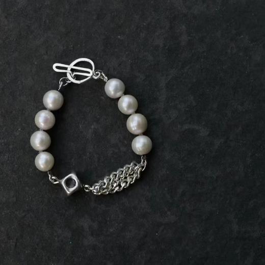 SpoiledBrat JewelryOT扣纯银珍珠手链 商品图0