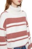 SUMMER & SAGE 拼色条纹卷边高领毛衣 8121 商品缩略图3