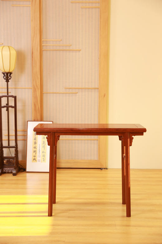 红桥红  家具严选  缅甸花梨（大果紫檀）【98 云熙 平头案】 商品图0