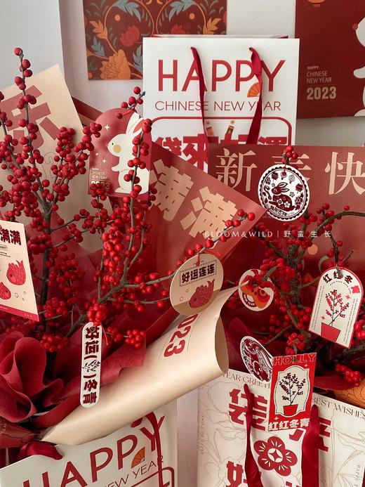 新年手提袋（3个/包）32*32*32 商品图3