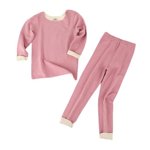 【超暖！舒服到爆的儿童家居服】秋冬双面德绒儿童内衣套装，呵护宝宝稚嫩肌肤，透气舒适，无痕男女童小孩秋衣秋裤中大童保暖睡衣套装男女童 商品图4