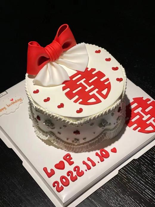 喜字蛋糕D款式 商品图0