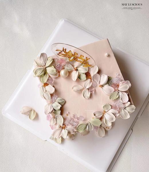 优雅刮刀花蛋糕 商品图0