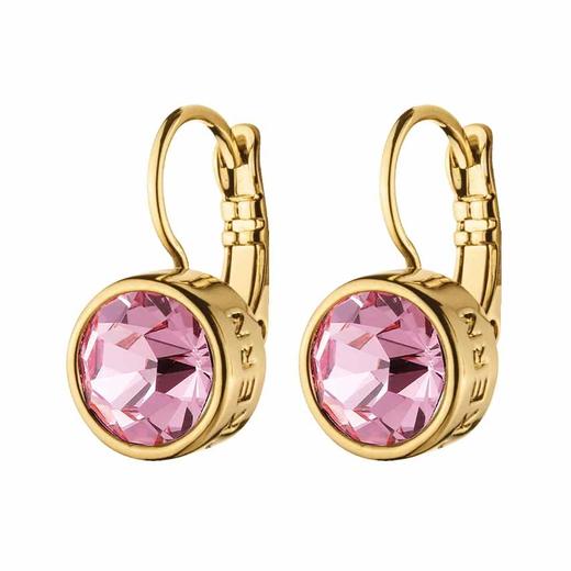 在途3周到｜Dyrberg Kern-Louise-浅玫瑰色 耳环（金色）［丹麦设计师］ 商品图0