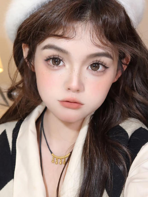 Kikicon旗下 ·果冻棕&海盐珍珠&蓝气球&奶栗酥&奶糖灰｜14.5mm实际着色中大直径｜半年抛  2片 商品图11