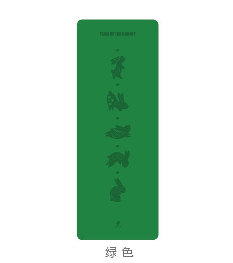 壁虎新款【兔飞猛进】天然橡胶瑜伽垫【七十二小时发货】 商品图12