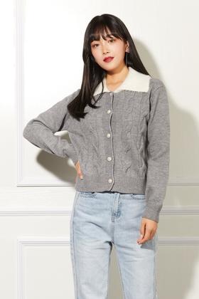 amadella 灰色针织开衫外套 11043