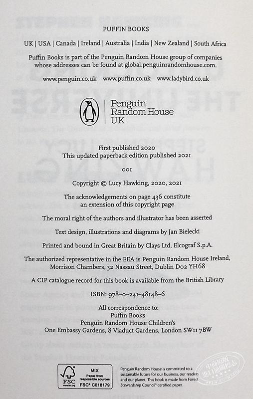 【中商原版】霍金 解锁宇宙 英文原版 Unlocking the Universe Stephen Hawking Lucy Hawking 商品图4