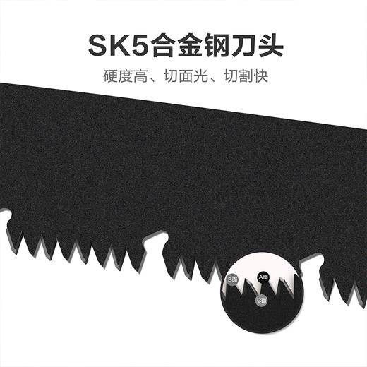 得力DL580935A园林锯（绿） 商品图3