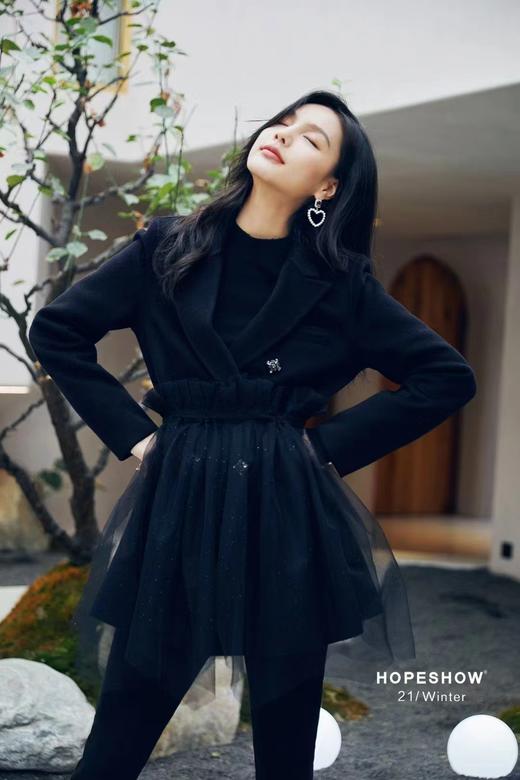 红袖89221390807双面呢大衣 商品图0