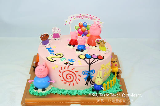 小猪佩奇主题蛋糕 商品图0