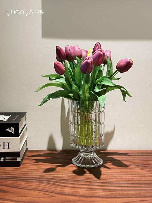 郁金香仿真花高档pu单支白色假花ins北欧风卧室内客厅装饰摆设件 商品图6