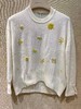 圆领手工绣花针织女套衫 SJF93W417N 商品缩略图3