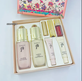 【预售 急单慎拍】whoo后丝绒隔离粉底液两件套盒哑光质地丝滑轻薄持久（套盒产品会有变动）