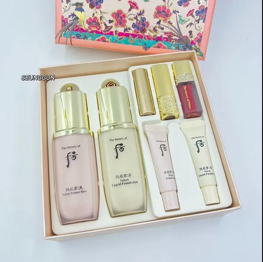 【预售 急单慎拍】whoo后丝绒隔离粉底液两件套盒哑光质地丝滑轻薄持久（套盒产品会有变动） 商品图0