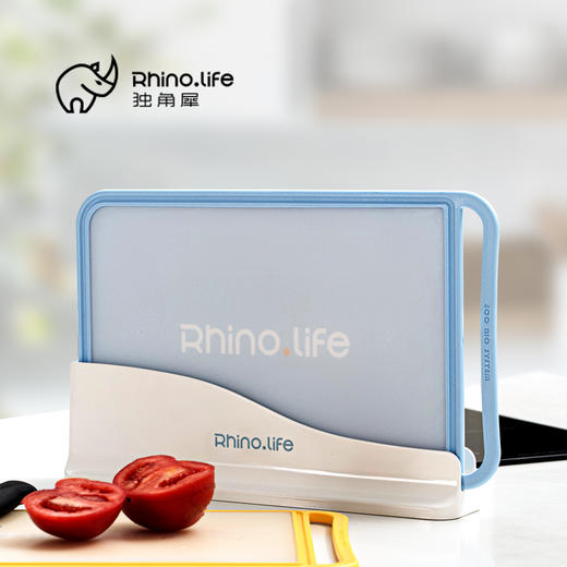 RHL-00108-001 独角犀Rhinolife 韩国进口PE分类砧板 云霄蓝 商品图4