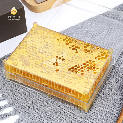 【消费帮扶】安徽泾县【谷岚山|蜂巢蜜礼盒】500g*2盒 嚼着吃的蜂巢蜜 商品图2
