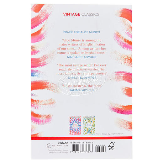 【中商原版】艾丽斯 芒罗 故事选集 第一卷 1968-1994年 2013年诺贝尔文学奖得主 英文原版 Selected Stories Alice Munro 商品图1