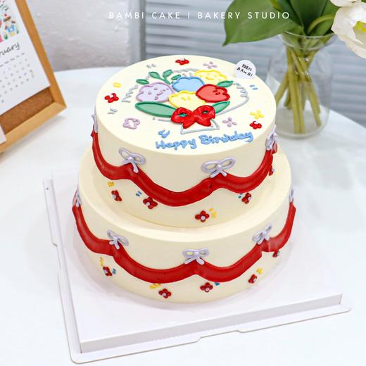 手绘花束奶油蛋糕 商品图4