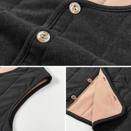 【98%羊毛填充】北极绒巨暖羊毛马甲男女冬季加绒加厚中老年爸妈坎肩 商品图4