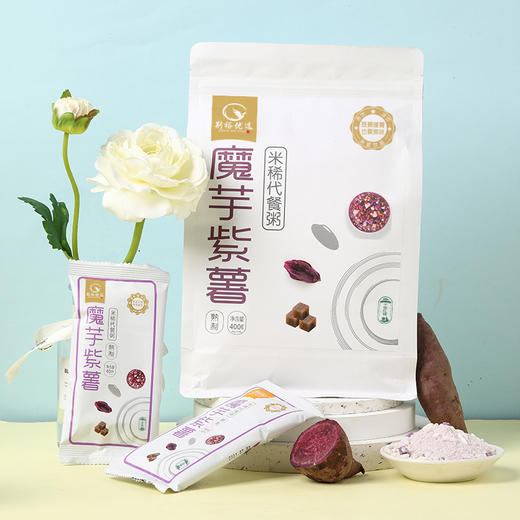 荆裕优选米稀代餐粥魔芋紫薯400g 商品图2
