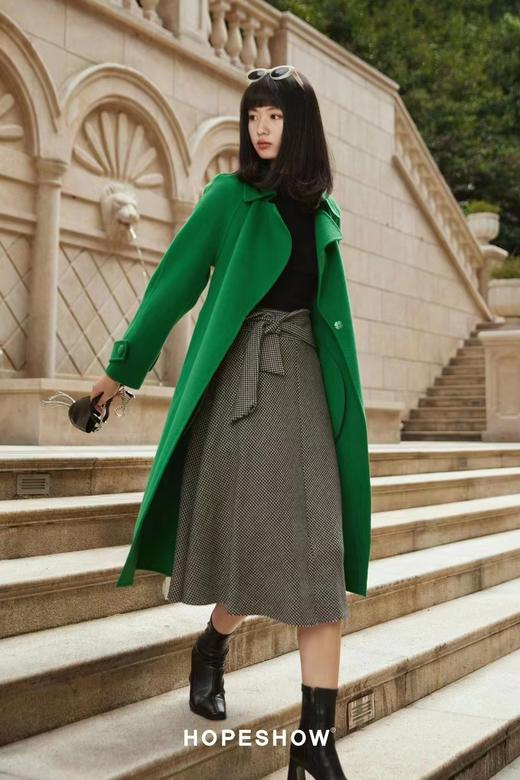 红袖89222380809双面呢大衣 商品图0